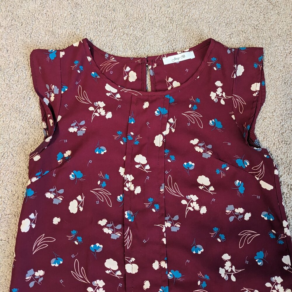 Women's XS Jessy B magenta blouse